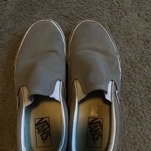light grey vans size 8.5 womens